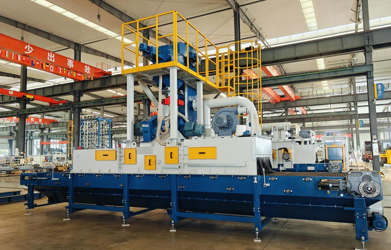 Абсталяванне другаснай апрацоўкі Quangong праходзіць усебаковую мадэрнізацыю для пашырэння магчымасцей вытворчасці стандартных блокаў